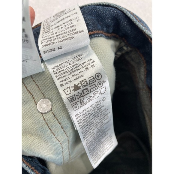 Levi’s 527 Jeans Men’s Blue Bootcut Denim Red Tab Western Cowboy Classic 32x30 - Picture 9 of 10